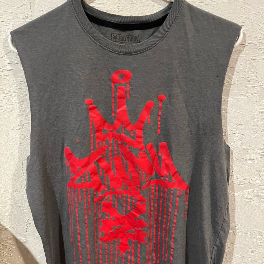 Zoo York Charcoal Gray Tank with Graphic Medium